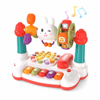 Fun Telephone Toy with Light & Music – Dial Letters, Play Piano, and More!