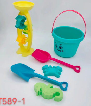6pcs Beach Toy Bucket Set for Creative Play - kids toy Canada | Happy Hut Toys