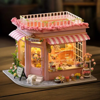 DIY Miniature Flowershop - Creative Building Set - kids toy Canada | Happy Hut Toys