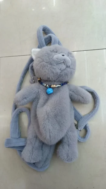 Cat Backpack Grey Creative Play for Kids - kids toy Canada | Happy Hut Toys