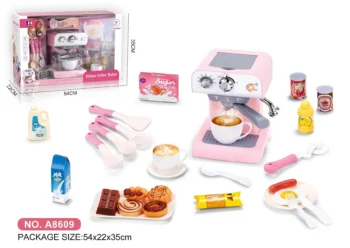 Pink Coffee Machine Maker Set Creative Play Toy - kids toy Canada | Happy Hut Toys