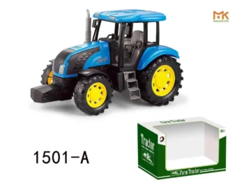 Farmer Tractor Push Play Blue Toy Vehicle - kids toy Canada | Happy Hut Toys