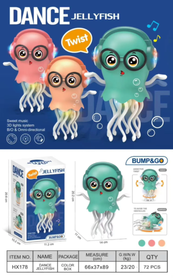 Dance Jelly Fish Toy Creative Play for Kids - kids toy Canada | Happy Hut Toys