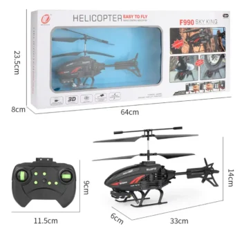 Helicopter RC Black Remote Control Toy - kids toy Canada | Happy Hut Toys
