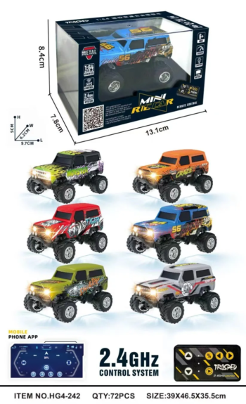 Jeep Metal Speed Car - Durable RC Toy for Kids - kids toy Canada | Happy Hut Toys
