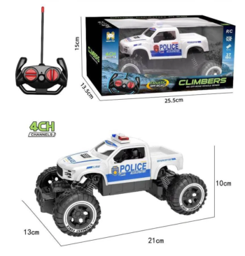 Off Road Police White RC Vehicle Kids Toy - kids toy Canada | Happy Hut Toys