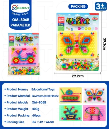 Peg Puzzle Mix Variety Developmental Play Toy - kids toy Canada | Happy Hut Toys