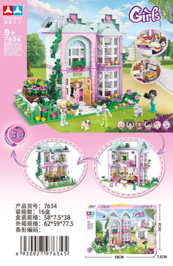Princess Pink Garden Castle Set - Creative Play - kids toy Canada | Happy Hut Toys