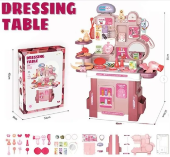 Pink Dressing Table for Kids Imaginative Play - kids toy Canada | Happy Hut Toys
