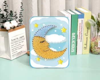 String Art Moon Creative Kids Craft Kit - kids toy Canada | Happy Hut Toys
