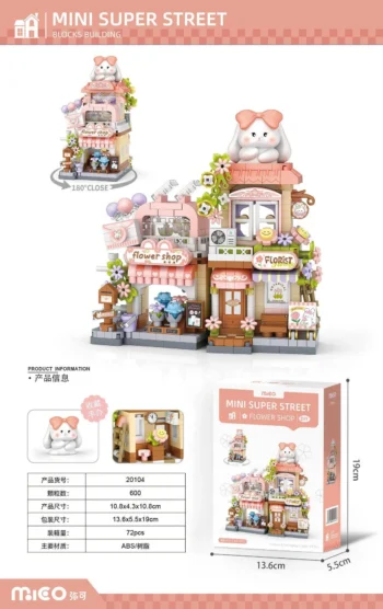Bunny Castle Set - Creative Building Play for Kids - kids toy Canada | Happy Hut Toys
