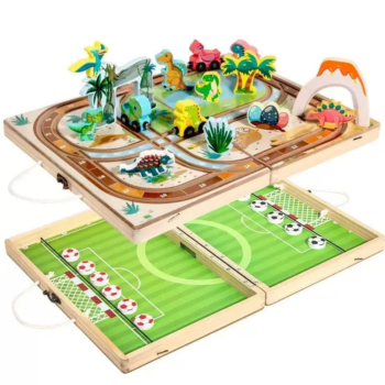 Wooden Track Football Chess Game Set - kids toy Canada | Happy Hut Toys