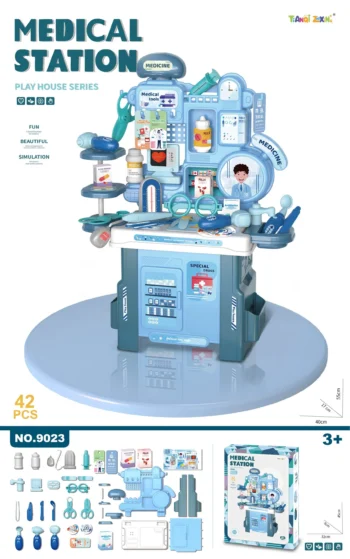 Medical Station Blue - Spark Imagination amp Learning - kids toy Canada | Happy Hut Toys