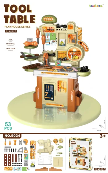 Tool Table Orange Creative Play amp Learning - kids toy Canada | Happy Hut Toys