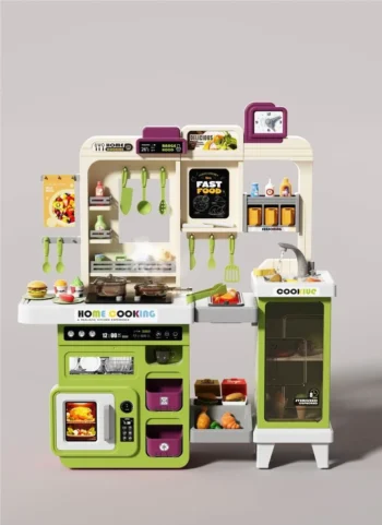 Large Kitchen Set Green Creative Play for Kids - kids toy Canada | Happy Hut Toys